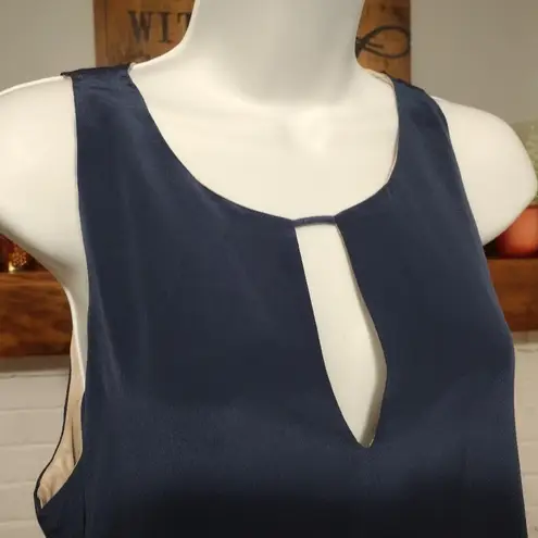 Lavender Brown Silk Mini Dress with Pockets