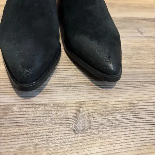 Allsaints Fion Black Suede Boots