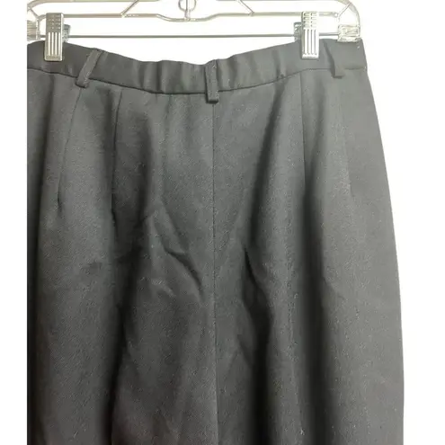 Pendleton 100% Virgin Wool Women's Size 10 Lined Trouser Black Pants