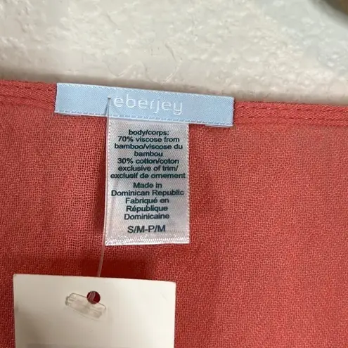 Eberjay Eberjey Summer Of Love Indra Crochet Swim Cover Up Maxi Dress Size S/M