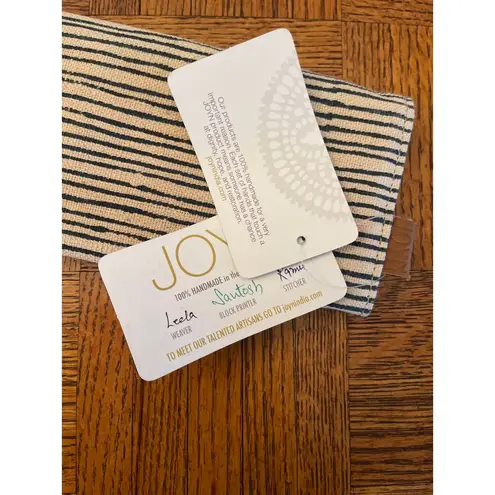 JOYN HANDMADE IN THE HIMALAYAS FOLDOVER WALLET Blue