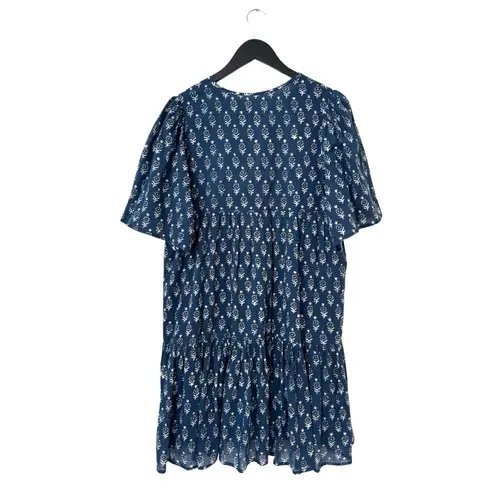 India Collection Emerson Fry XS/S Island Dress 2 Marguerite Blue Organic Cotton