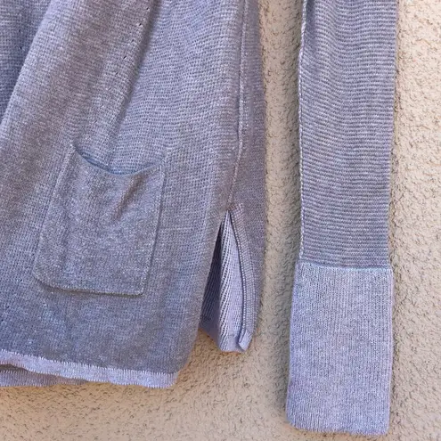 ATM Anthony Thomas Melillo Taupe Waffle Knit Open Cardi XS Tan