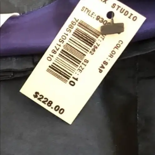 Max Studio  Leon Max 100% silk coat & skirt NWT