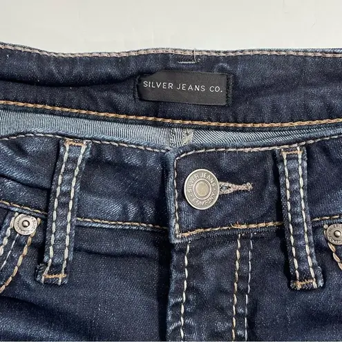 Silver Jeans Silver Suki Skinny Jeans Women's Size 26x31 Dark Wash Denim