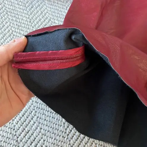 Hunter Bell New York faux leather Stella top