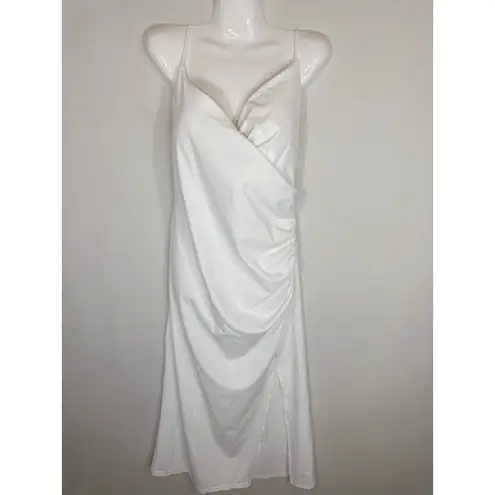 Halara Softlyzero Airy Crossover Ruched Lace Up Bodycon Dress UPF50+ XL NWT