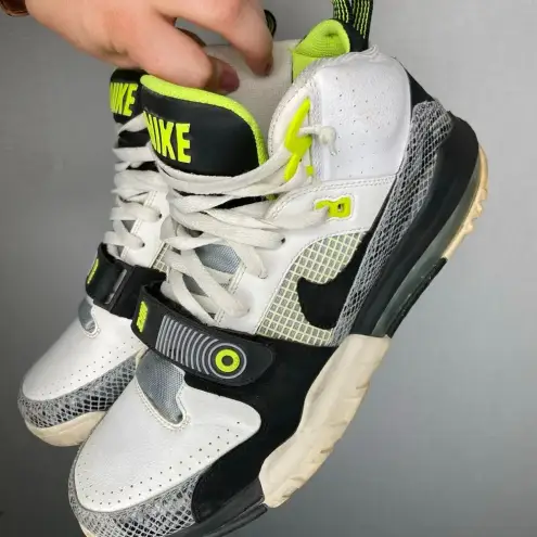 Nike  | High Tops Sneaker Green White 13‎ Black