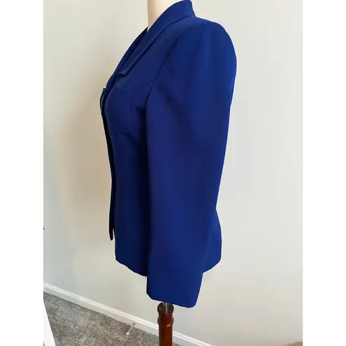 Jacqueline Ferrar Royal Blue Blazer Jacket Size 12