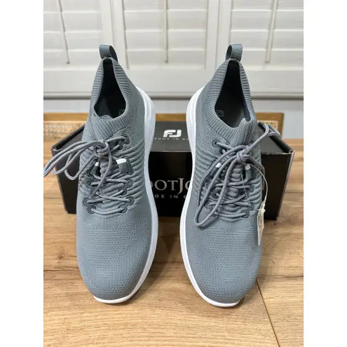 FootJoy Women's Flex XP Golf Shoes Performance Knit Mesh Grey Size 9 NIB