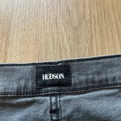 Hudson Jeans Hudson Kass Grey High Rise Straight Ankle Denim Jeans 