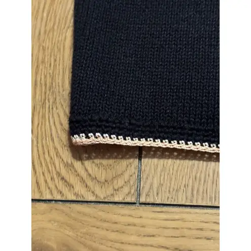 Tiara International Cardigan Sweater Sz L Embroidered Button Floral Sequin 2002