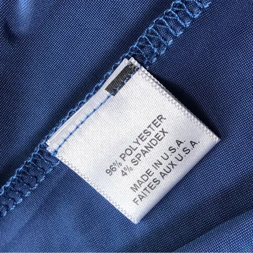 MISA Los Angeles Domino Dress Mini Draped Ruched Navy Blue Womens Size XS NWT