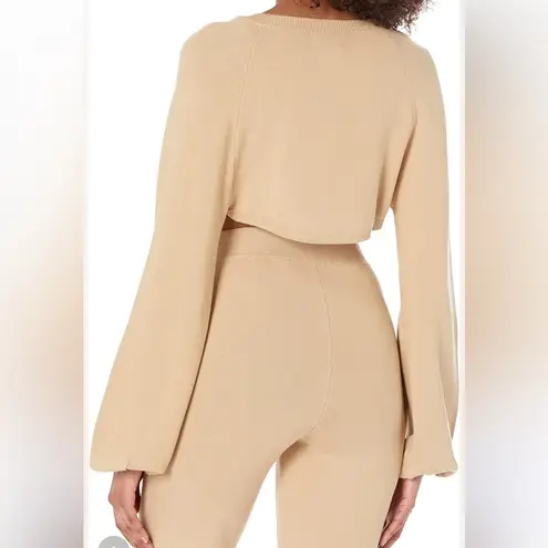 The Drop Miya Shrug Curds & Whey Tan Size L - Image 2