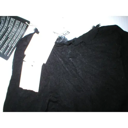 New Womens NWT Designer PF Paola Frani Top Sweater 8 Black Italy 44 Cashmere Sil
