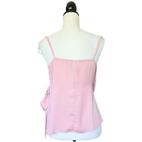 L'Academie Revolve The Wrap Pale Orchid XS Powder Pink Wrap Cami Top