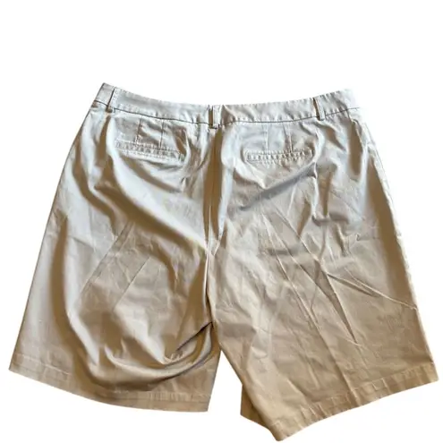 Dockers Women's Plus Size 22W Beige Metro Bermuda Shorts