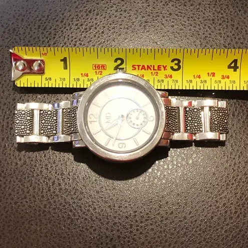 MICHAEL DAWKINS STARRY NIGHT Stainless Steel Oversized Wristwatch Silver