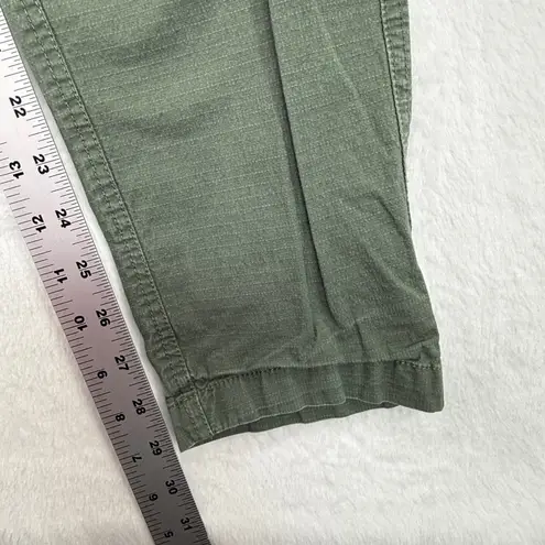 Vuori Ripstop Utility Pants Size S Green Cotton Blend Drawstring Casual READ
