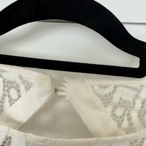 Alexis Women’s Medium Cream Lace Cutout MIDI Dress