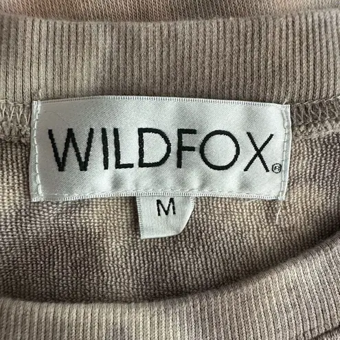 Wildfox  Sommers Pullover Oversized Sweatshirt Tie Dye Big Thunder Wash Size Medi