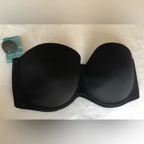 Vanity Fair NWT Full-Busted Black Bra With Straps Size 42 DD