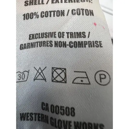 Silver Jeans Full Zip jacket Black Shacket Small Grunge Moto Pockets Y2K 80s