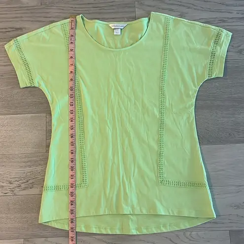 Christopher & Banks Green Business Casual Shirt Size Small