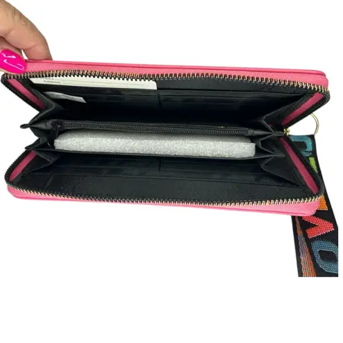Valentines Day Pink Wallet with Colorful LOVE Strap NWOT