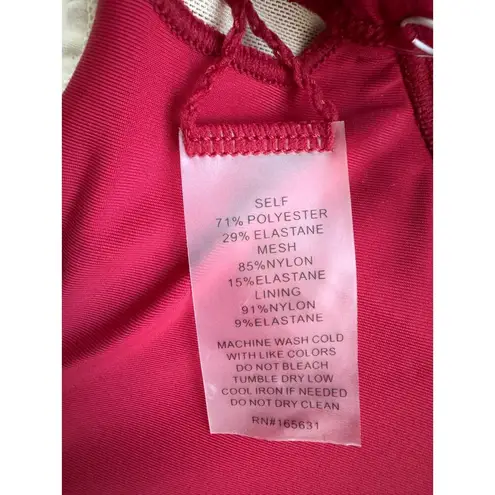 Johnny Was NWT Calme Endurance Cross Back Bra in Red Size M