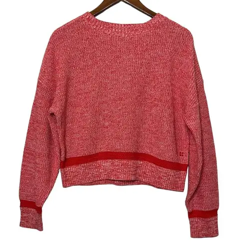 Sweaty Betty  Sunday Marl Knitted Sweater Red Women’s Size XS Organic Cotton