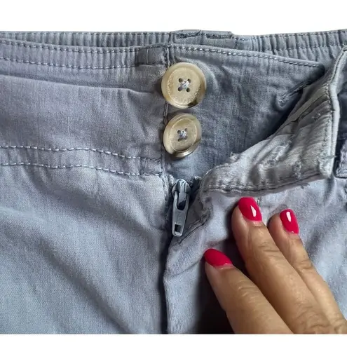 Anthropologie  Light Blue High Waist Wide Leg Flare Pants 6/30