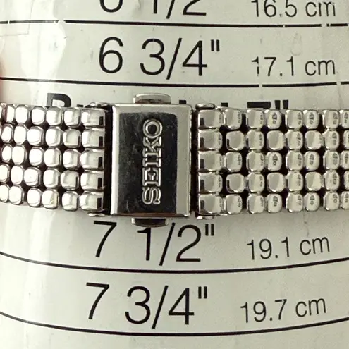 Seiko Tressia Solar Diamond Luxury Ladies Watch Pearl Dial Stainless Bracelet