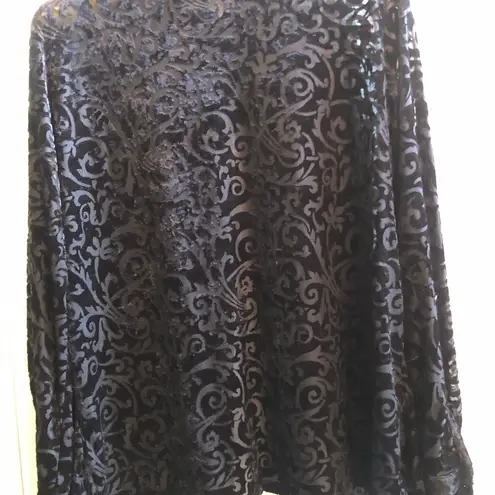 Studio Works Vintage Blouse Black Size Medium