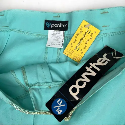 PANTHERS Pants Slacks Green VINTAGE Dacron New NOS DS 60’s