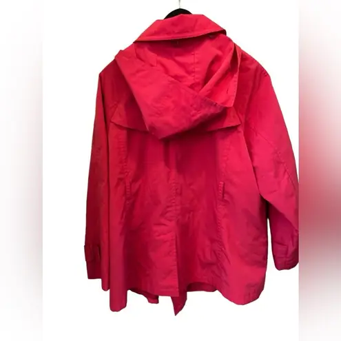 Gallery Woman Pink Double Breasted Jacket Size 2X Casual Fall Lightweight