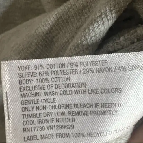 Knox Rose  Crew Neck Grey Lace Sweatshirt Size XL‎ Great Used Condition No Flaws