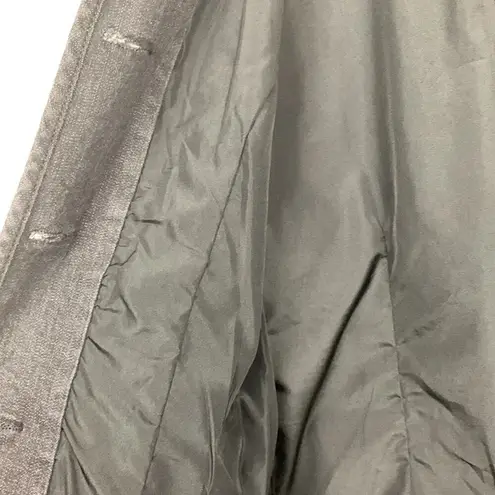 Denim & Co womens small black floral embroidered button up jacket blazer fairy b