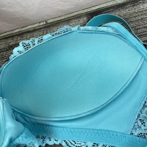 Bali  Blue Lace Desire 6591 Wire Free Bra XL