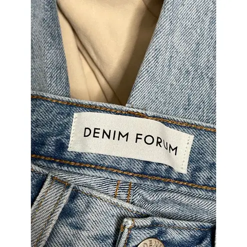 Denim Forum Aritzia The BF High Rise Loose Jeans 28L Womans 25 Blue