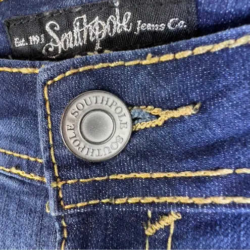 Southpole  Jean Co. Size 0 Distressed & Decorated w/Beads & Studs & Glitt…