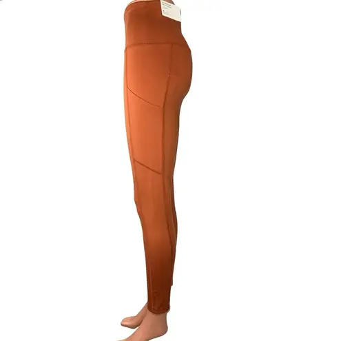 NEW American Eagle Burnt Orange Brown High Rise Stretc Pants Leggings Sz M Size M
