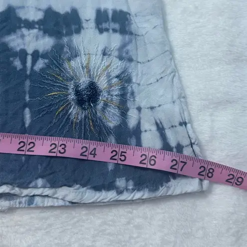 Raya Sun Tie Dye Beachy BOHO Tank Pink and Gray Sleeveless Mini Sundress