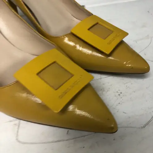 Carlo Pazolini Pointy Toe Shoes High Heel Leather Yellow Heel Women’s 36.5 / 6