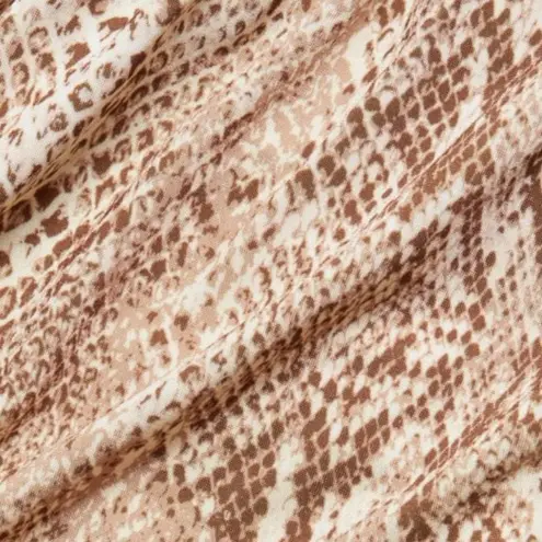 L'Agence New Fontana Cut-Out Maxi Dress in Neutral Multi Cobra Women’s Size 2