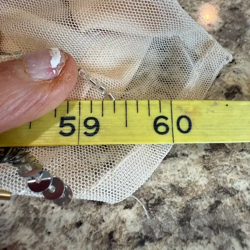 Mac Duggal Cream One Shoulder Embellished Gown