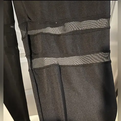 Unbranded Sheer Leggings/Pants w/ 2 Mesh Stripes Design