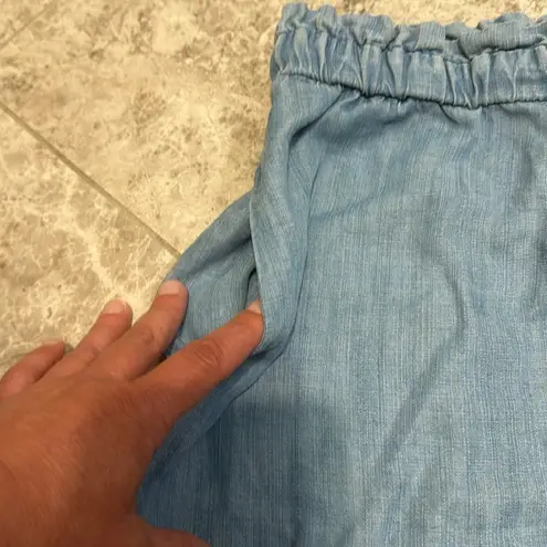 RVCA  Im Listening Chambray Shorts Small - Image 6