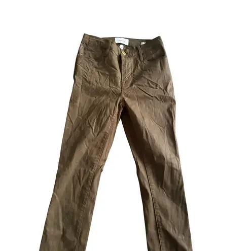 Frame Le High Skinny Brown Legging Jeans Size 25