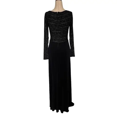 Tadashi Shoji Vintage Tadashi Evening Dress Sz S Metallic Holiday Cocktail Twist Whimsigoth